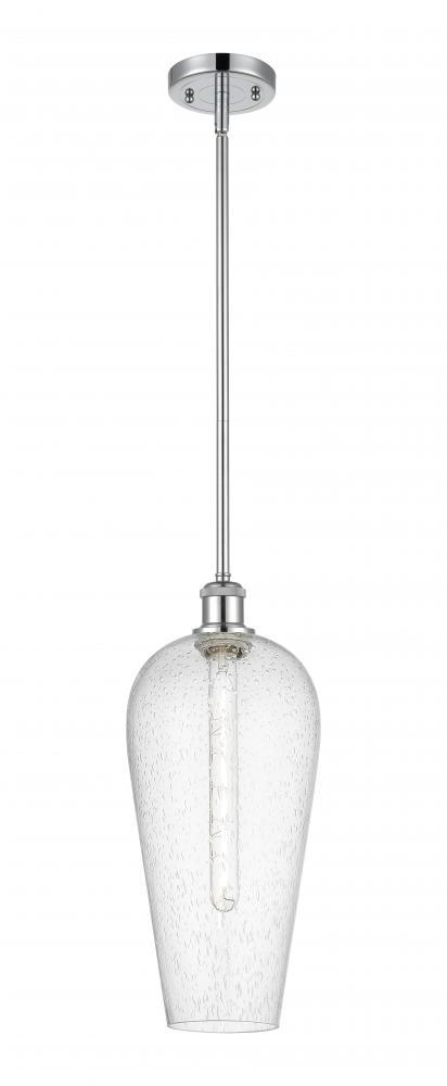 Chelsea - 1 Light - 8 inch - Polished Chrome - Stem hung - Mini Pendant
