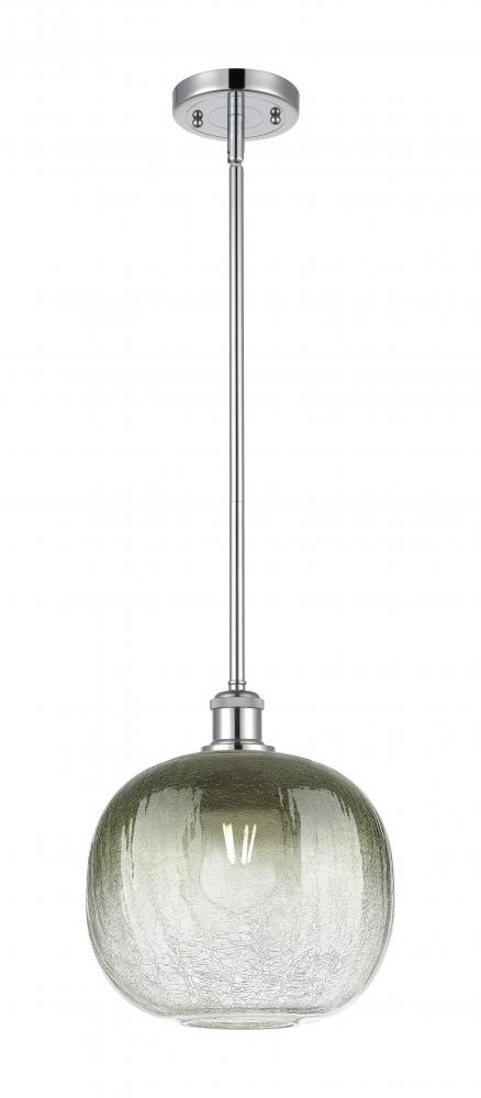 Brookhaven Sphere - 1 Light - 11 inch - Polished Chrome - Stem hung - Mini Pendant