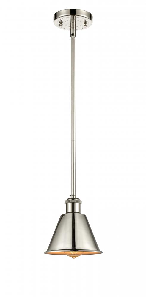 Smithfield - 1 Light - 7 inch - Polished Nickel - Mini Pendant