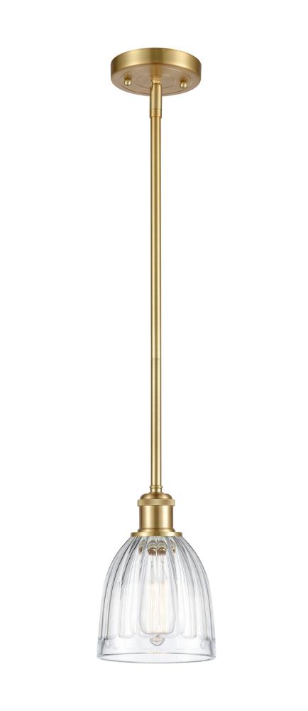 Brookfield - 1 Light - 6 inch - Satin Gold - Mini Pendant