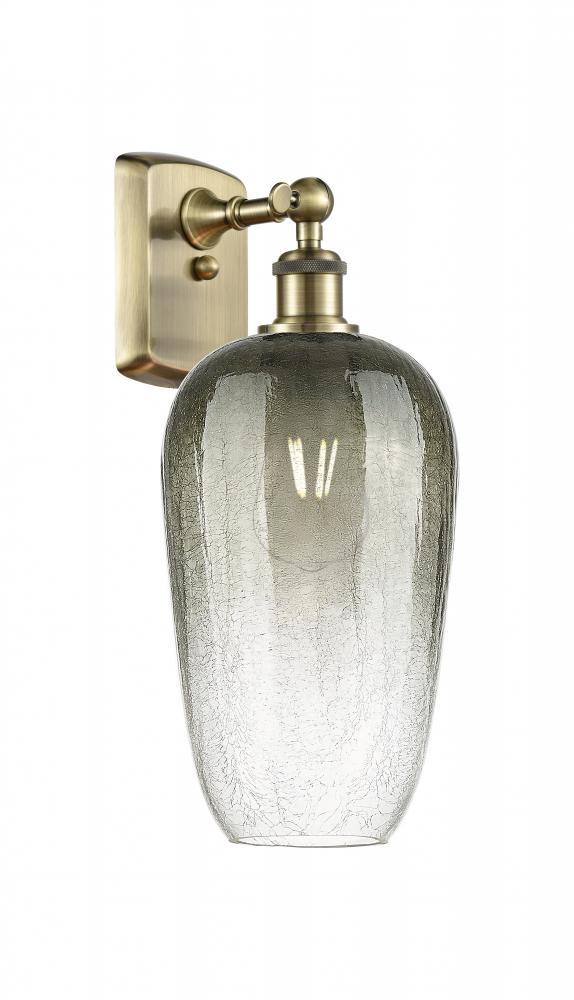 Brookhaven Flute - 1 Light - 7 inch - Antique Brass - Sconce