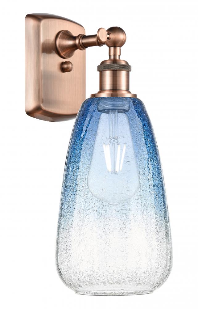 Brookhaven Almond - 1 Light - 6 inch - Antique Copper - Sconce