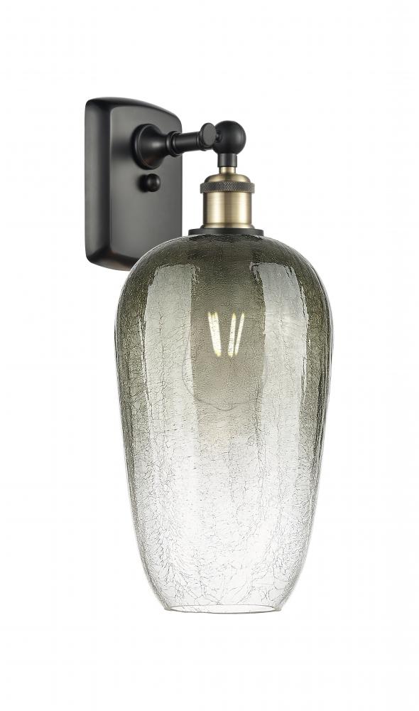 Brookhaven Flute - 1 Light - 7 inch - Black Antique Brass - Sconce