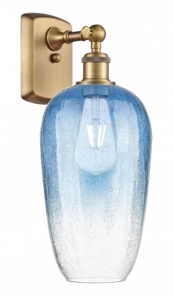 Brookhaven Flute - 1 Light - 7 inch - Brushed Brass - Sconce