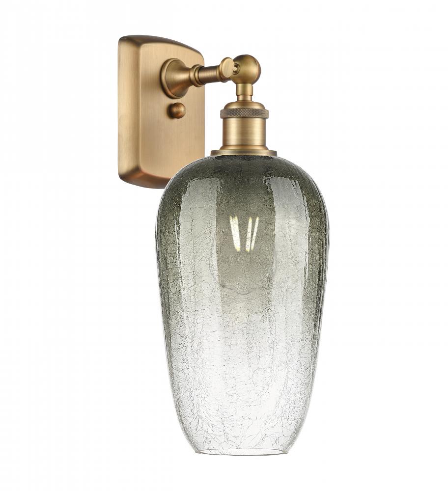 Brookhaven Flute - 1 Light - 7 inch - Brushed Brass - Sconce