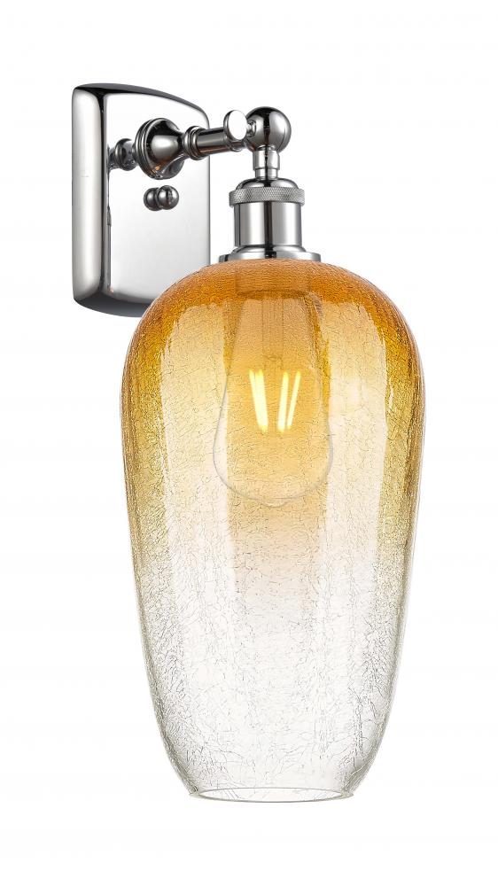 Brookhaven Flute - 1 Light - 7 inch - Polished Chrome - Sconce