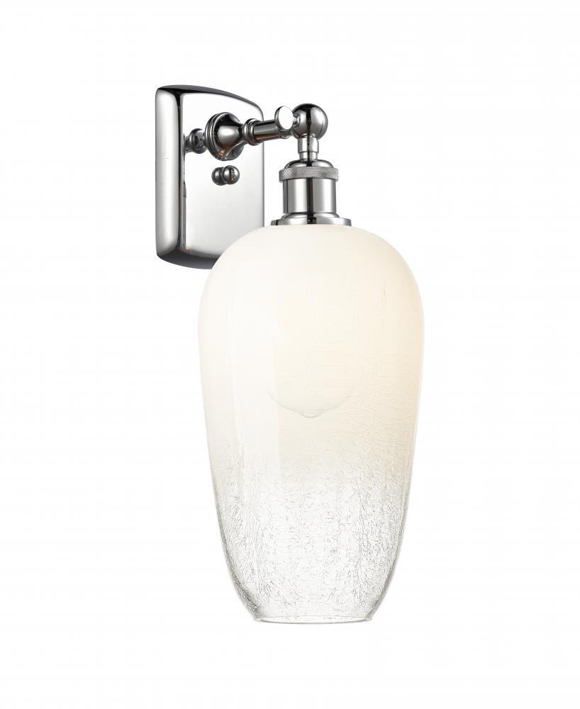 Brookhaven Flute - 1 Light - 7 inch - Polished Chrome - Sconce