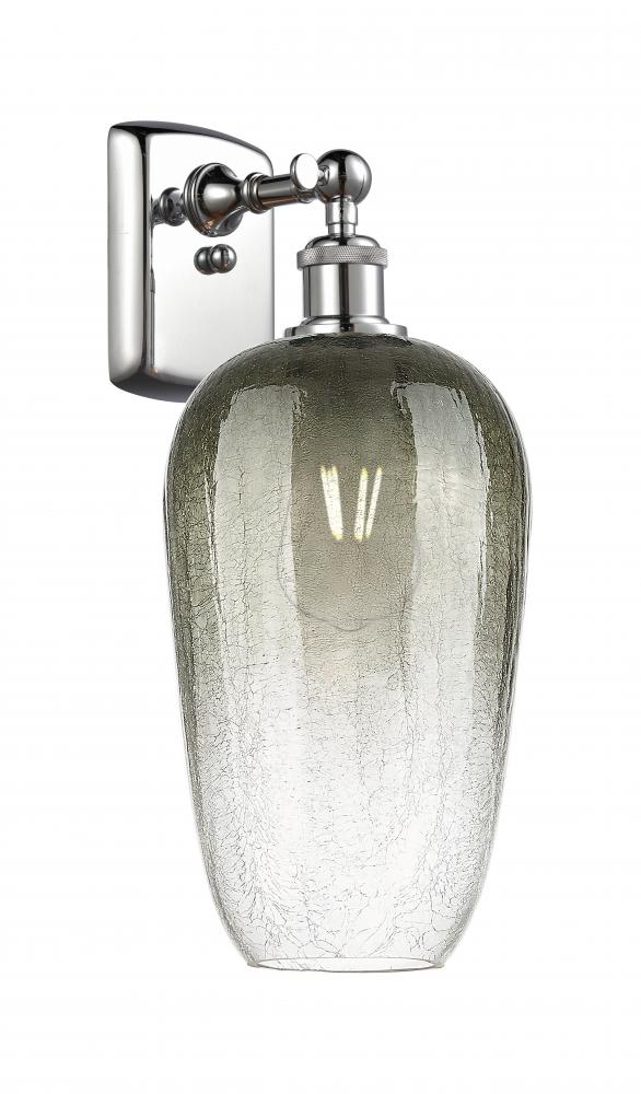 Brookhaven Flute - 1 Light - 7 inch - Polished Chrome - Sconce