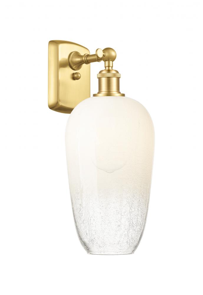 Brookhaven Flute - 1 Light - 7 inch - Satin Gold - Sconce