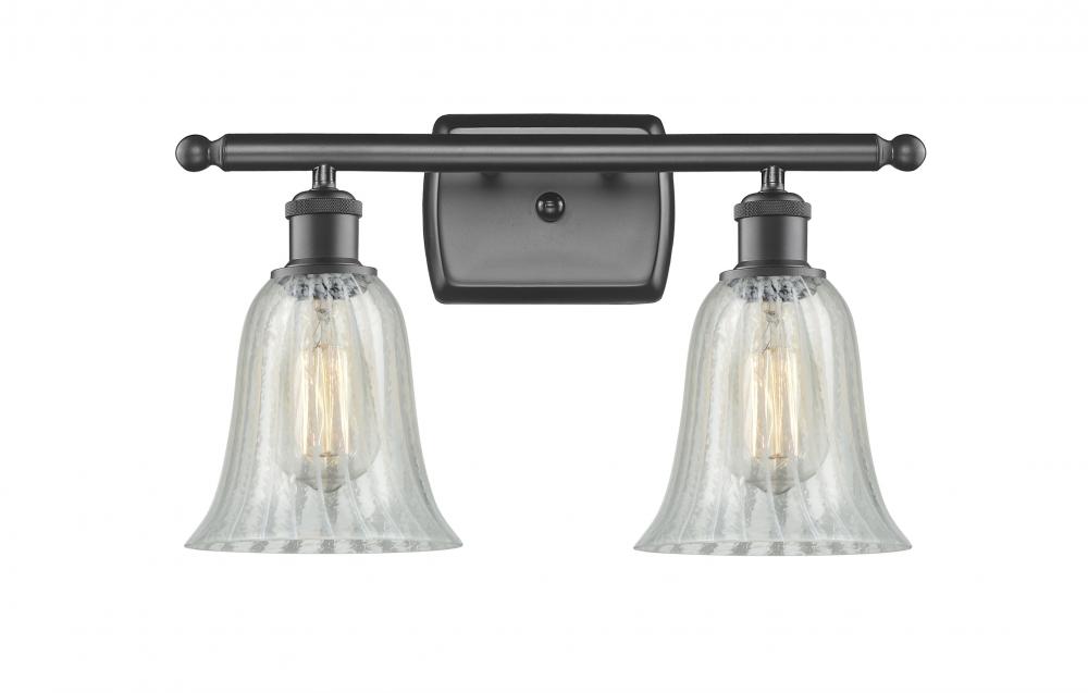 Hanover - 2 Light - 16 inch - Oil Rubbed Bronze - Bath Vanity Light