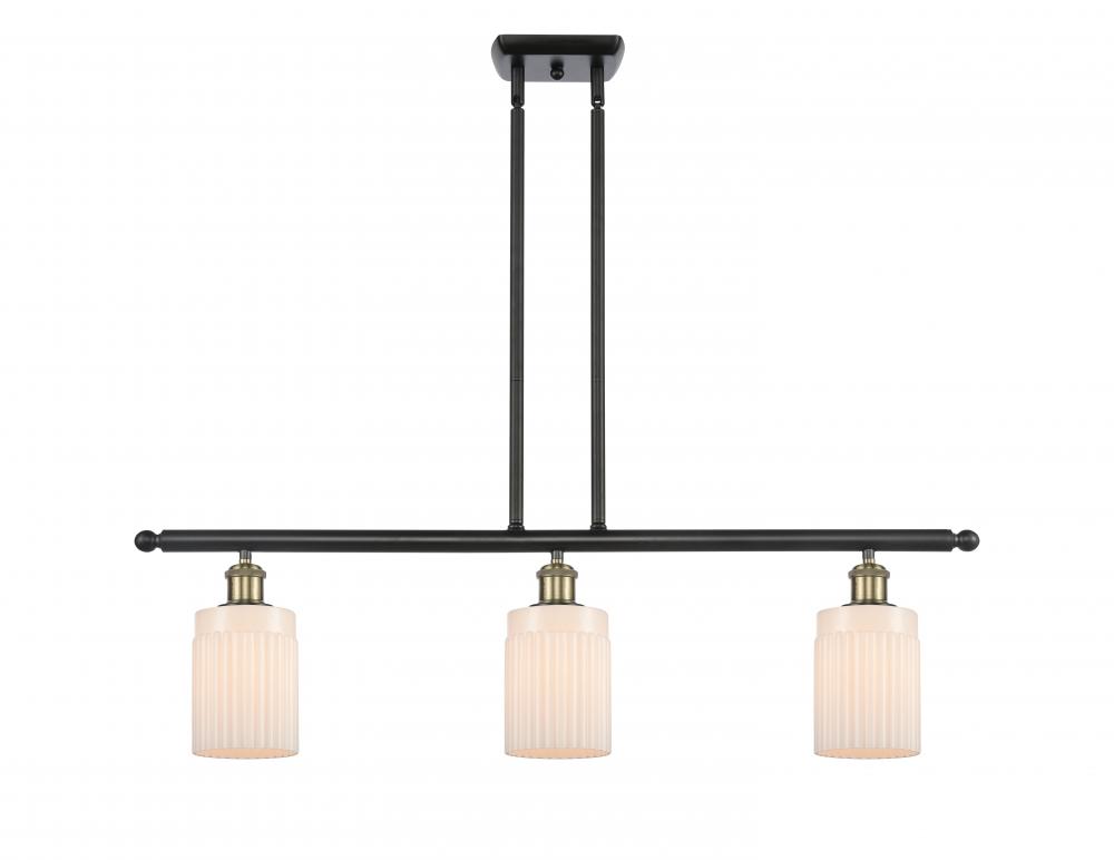 Hadley - 3 Light - 36 inch - Black Antique Brass - Stem hung - Island Light