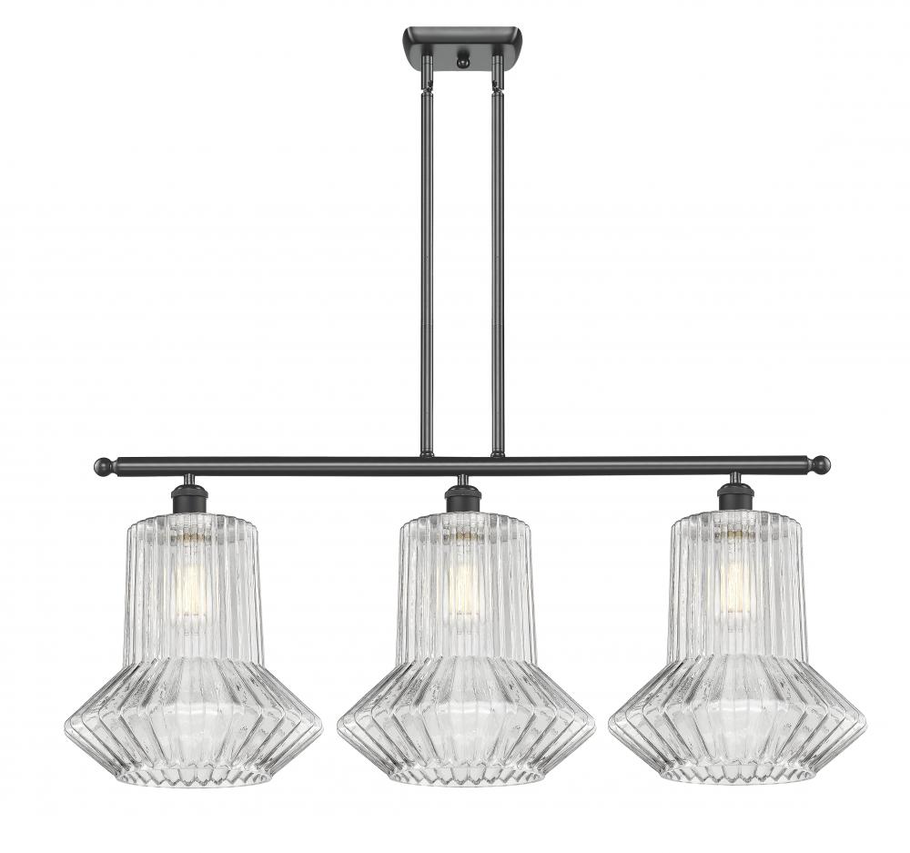 Springwater - 3 Light - 39 inch - Matte Black - Stem hung - Island Light