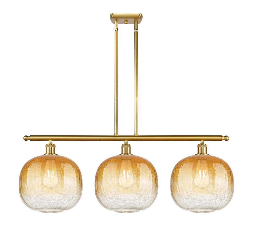Brookhaven Sphere - 3 Light - 37 inch - Satin Gold - Stem Hung - Island Light