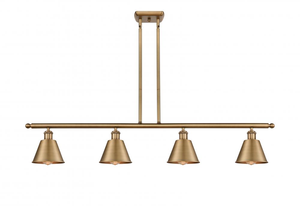 Smithfield - 4 Light - 48 inch - Brushed Brass - Stem hung - Island Light