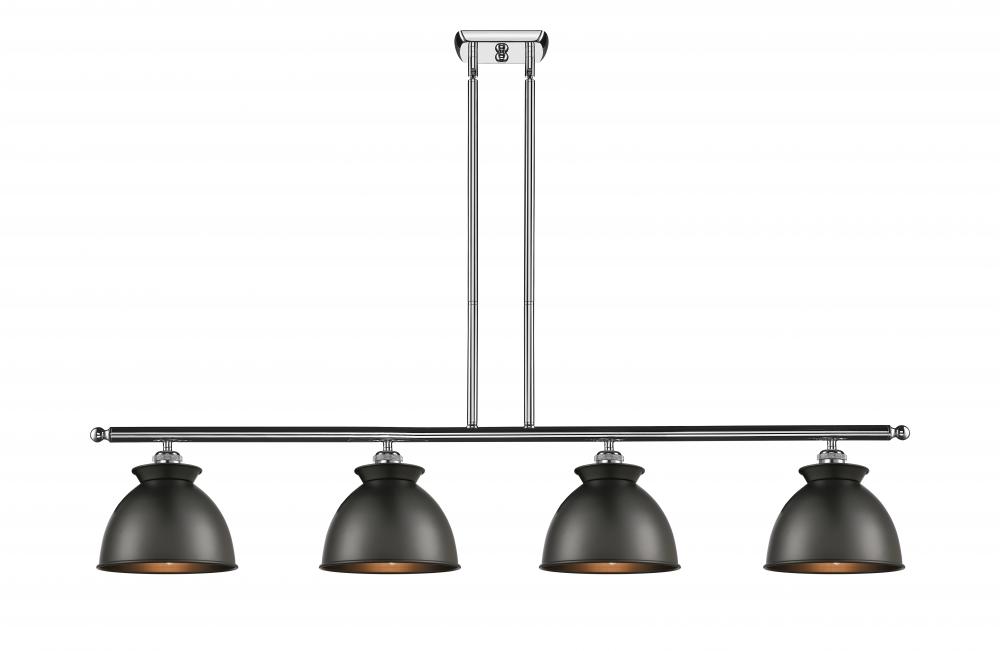 Adirondack - 4 Light - 48 inch - Polished Chrome - Stem hung - Island Light