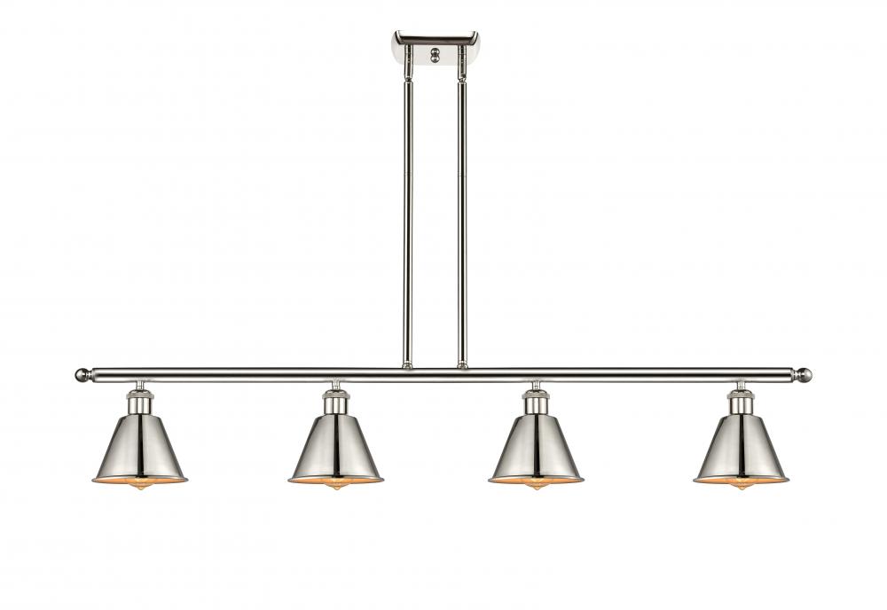 Smithfield - 4 Light - 48 inch - Polished Nickel - Stem hung - Island Light
