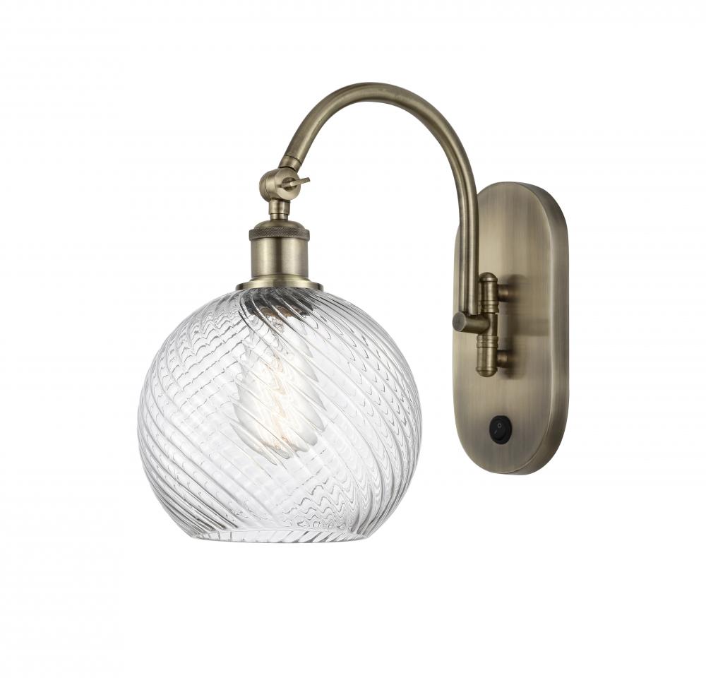 Athens Twisted Swirl 1 Light 8 inch Sconce