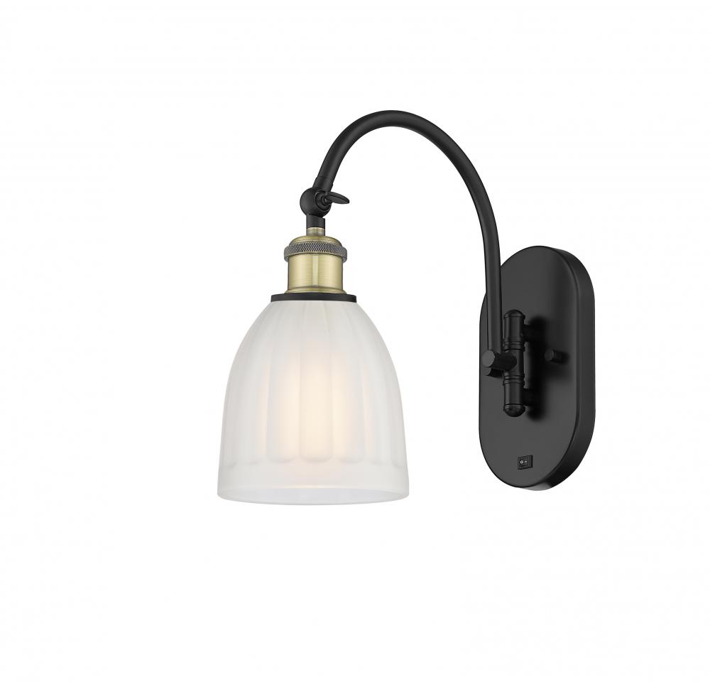 Brookfield - 1 Light - 6 inch - Black Antique Brass - Adjustable Swing Arm