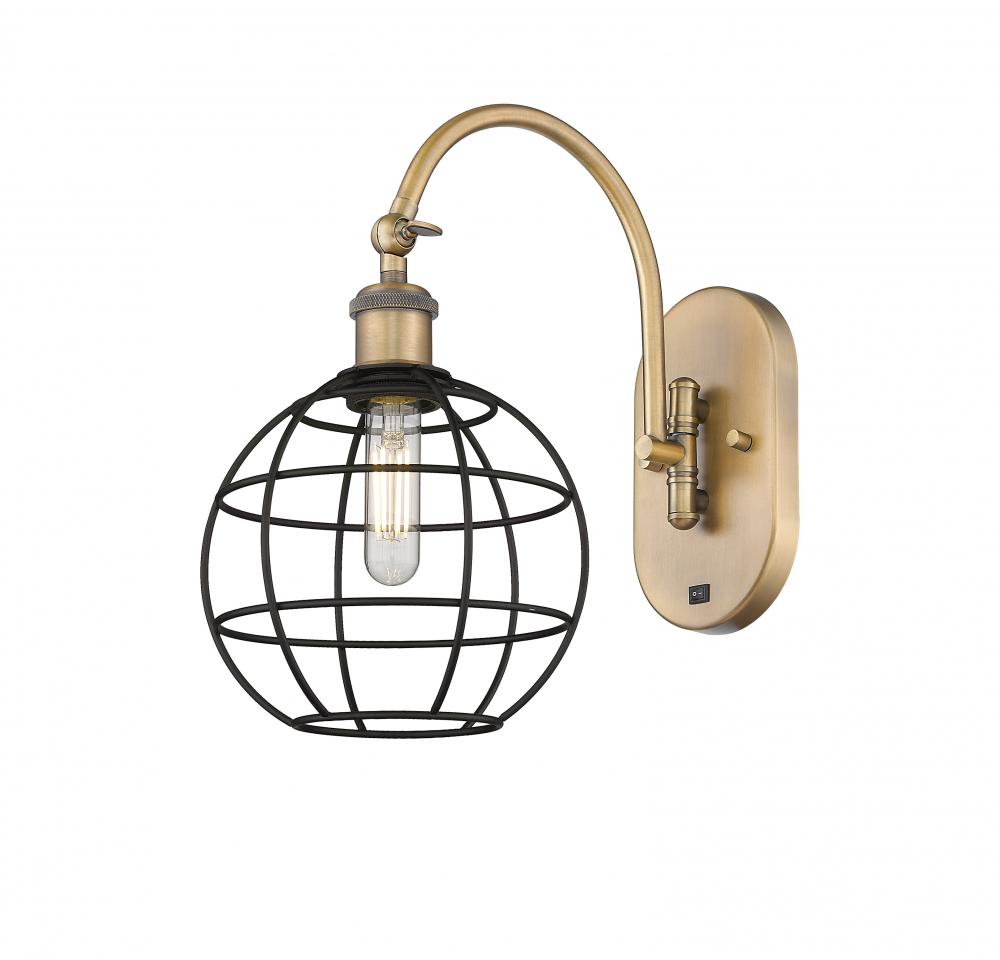 Lake Placid - 1 Light - 8 inch - Brushed Brass - Adjustable Swing Arm