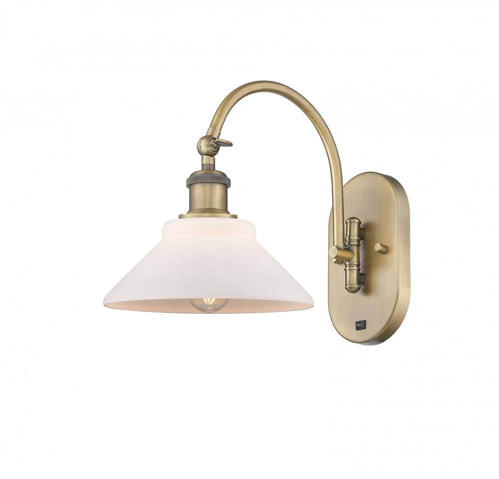 Orwell - 1 Light - 8 inch - Brushed Brass - Adjustable Swing Arm