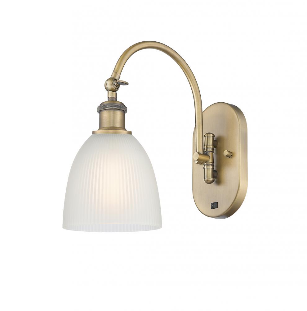 Castile - 1 Light - 6 inch - Brushed Brass - Adjustable Swing Arm