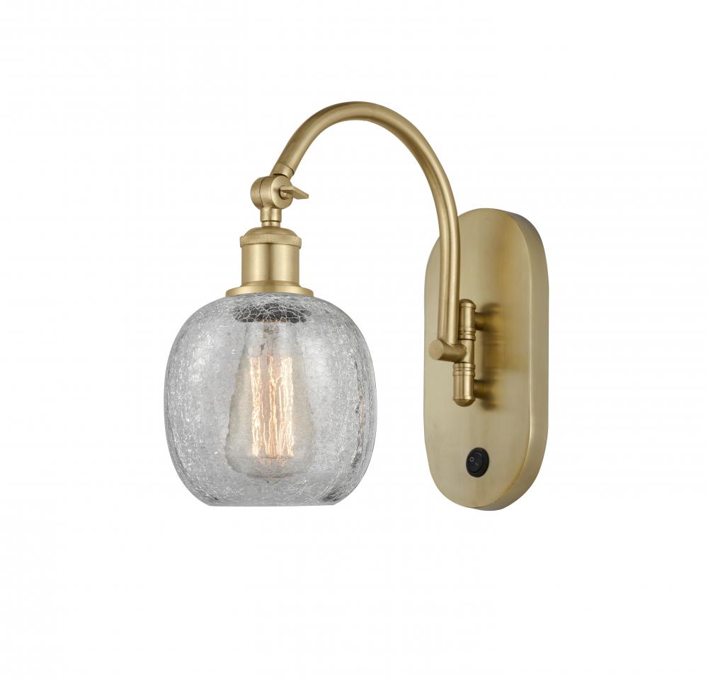 Belfast - 1 Light - 6 inch - Satin Gold - Adjustable Swing Arm