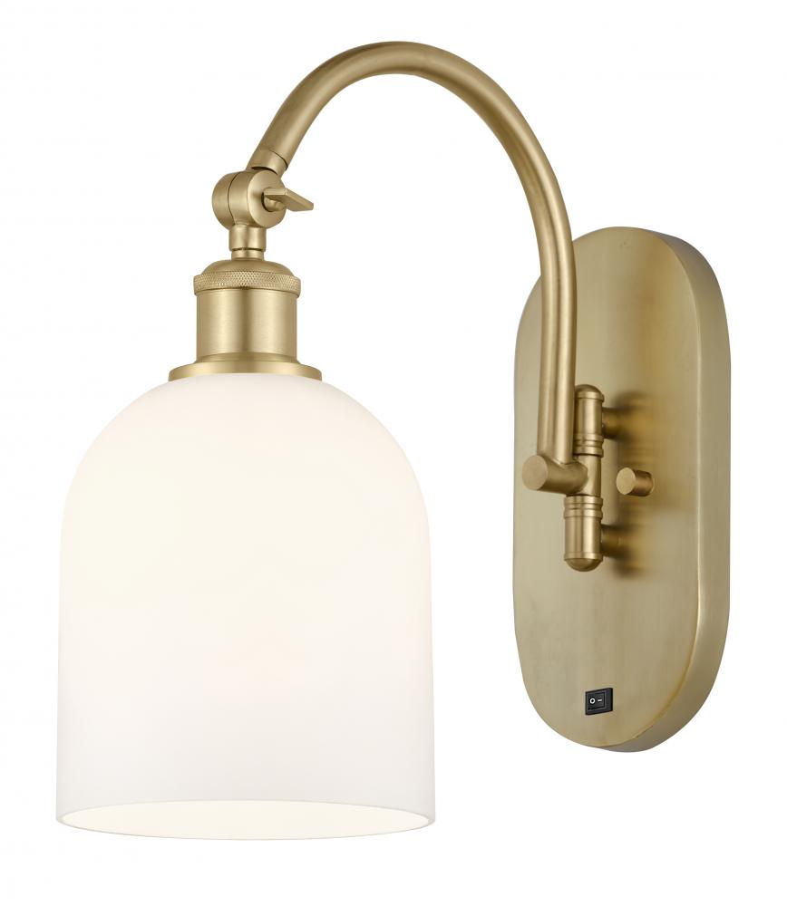 Bella - 1 Light - 6 inch - Satin Gold - Adjustable Swing Arm