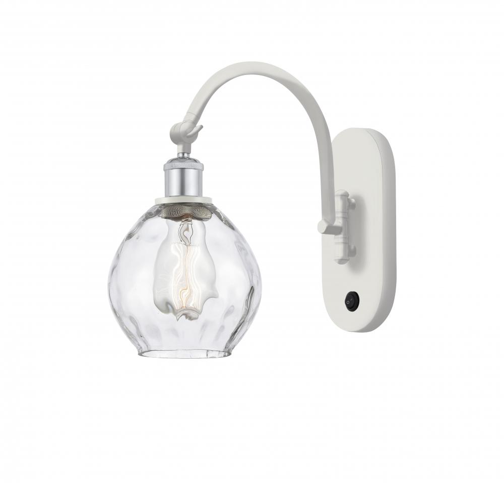 Waverly - 1 Light - 6 inch - White Polished Chrome - Adjustable Swing Arm