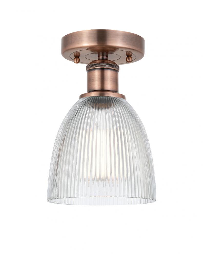 Castile - 1 Light - 6 inch - Antique Copper - Semi-Flush Mount
