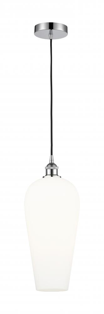 Chelsea - 1 Light - 8 inch - Polished Chrome - Cord hung - Mini Pendant