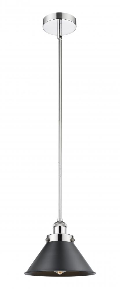Briarcliff - 1 Light - 10 inch - Polished Chrome - Stem hung - Mini Pendant