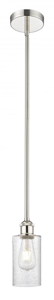 Clymer - 1 Light - 4 inch - Polished Nickel - Stem hung - Mini Pendant