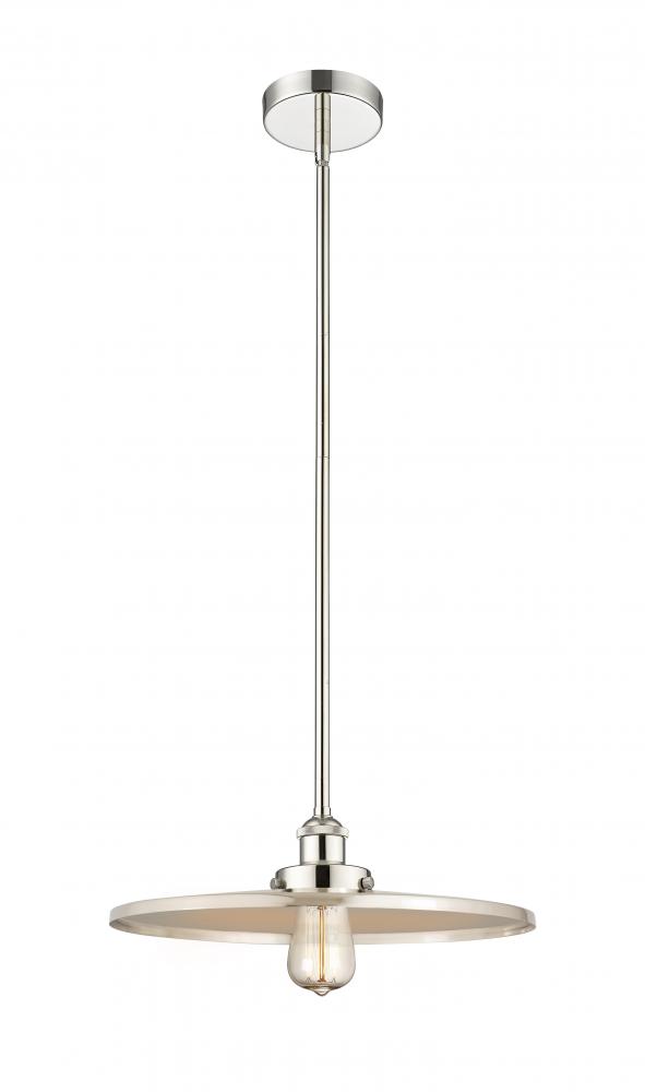 Appalachian - 1 Light - 16 inch - Polished Nickel - Stem hung - Mini Pendant