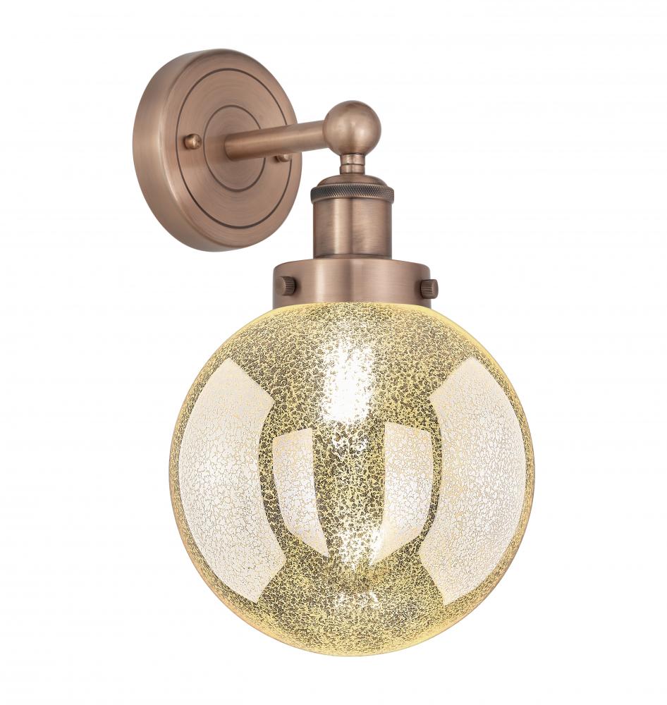 Beacon - 1 Light - 8 inch - Antique Copper - Sconce