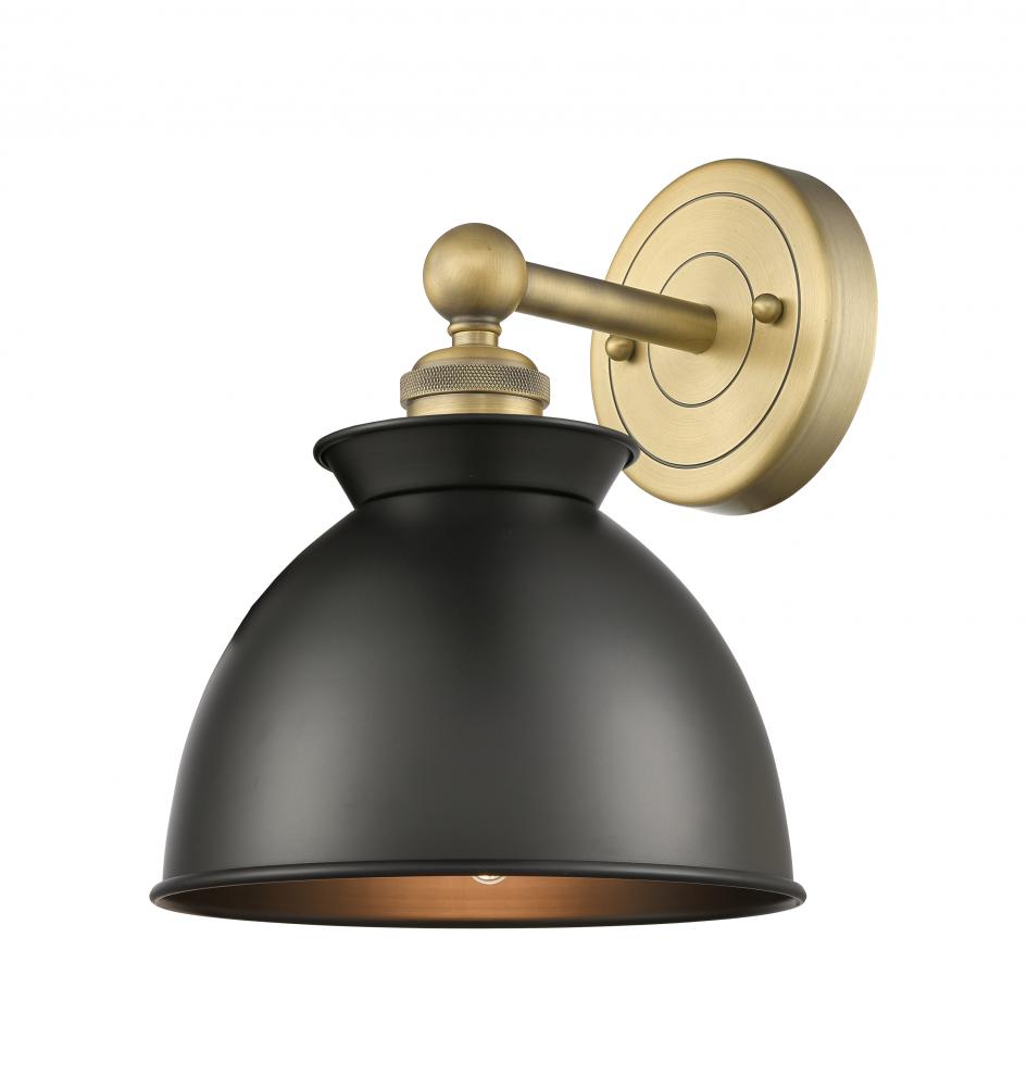 Adirondack - 1 Light - 8 inch - Brushed Brass - Sconce