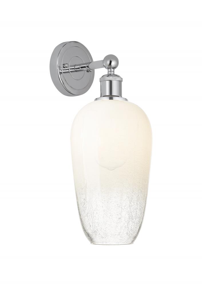 Brookhaven Flute - 1 Light - 7 inch - Polished Chrome - Sconce