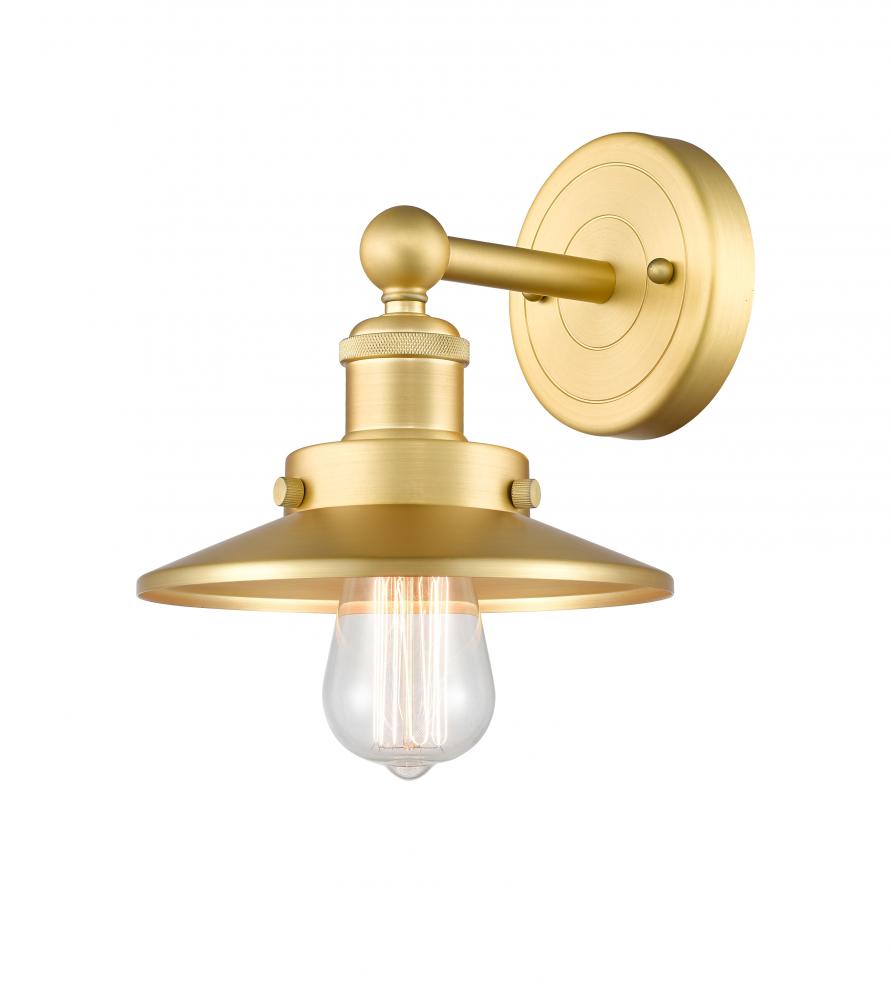 Edison - 1 Light - 8 inch - Satin Gold - Sconce