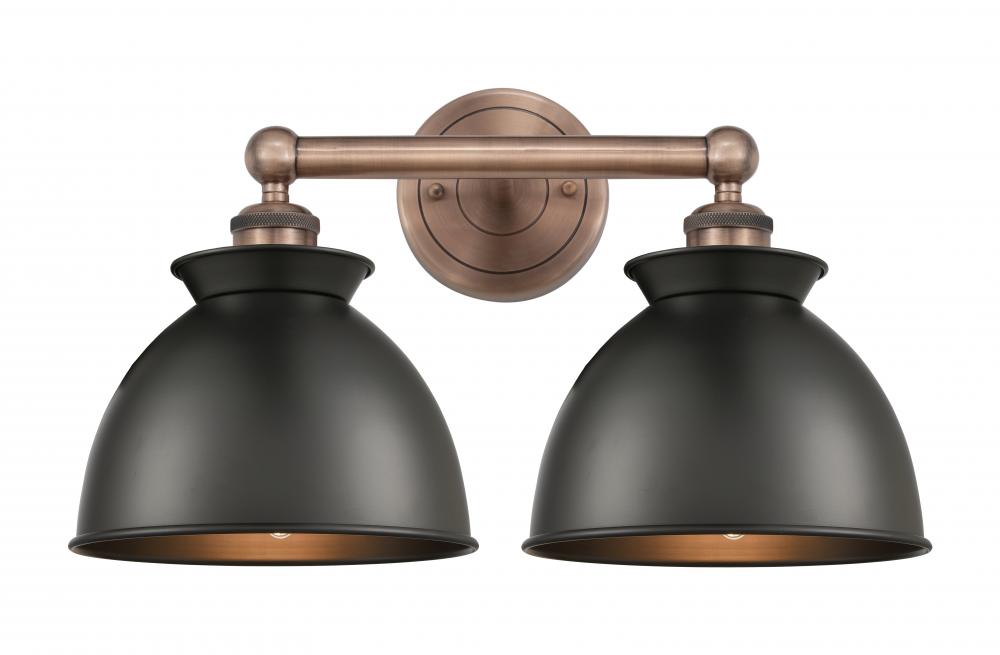 Adirondack - 2 Light - 17 inch - Antique Copper - Bath Vanity Light