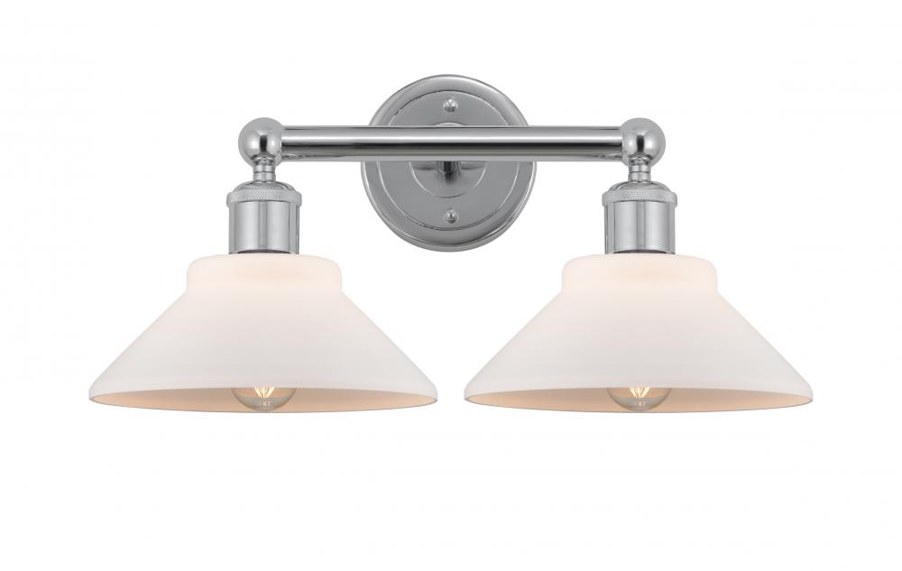 Orwell - 2 Light - 17 inch - Polished Chrome - Bath Vanity Light