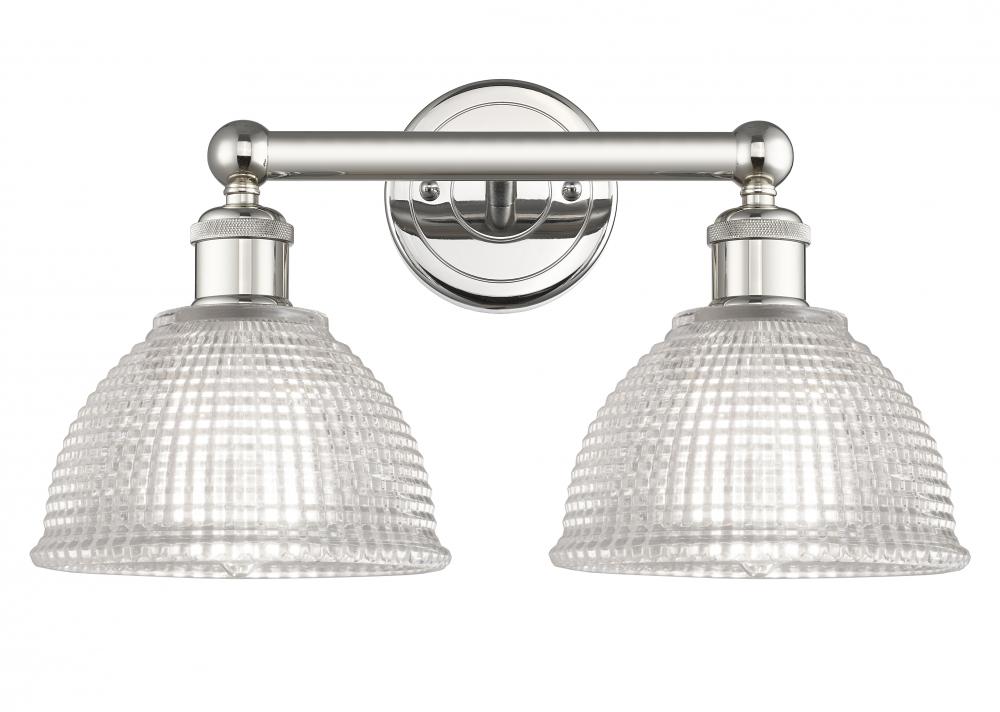 Arietta - 2 Light - 17 inch - Polished Nickel - Bath Vanity Light