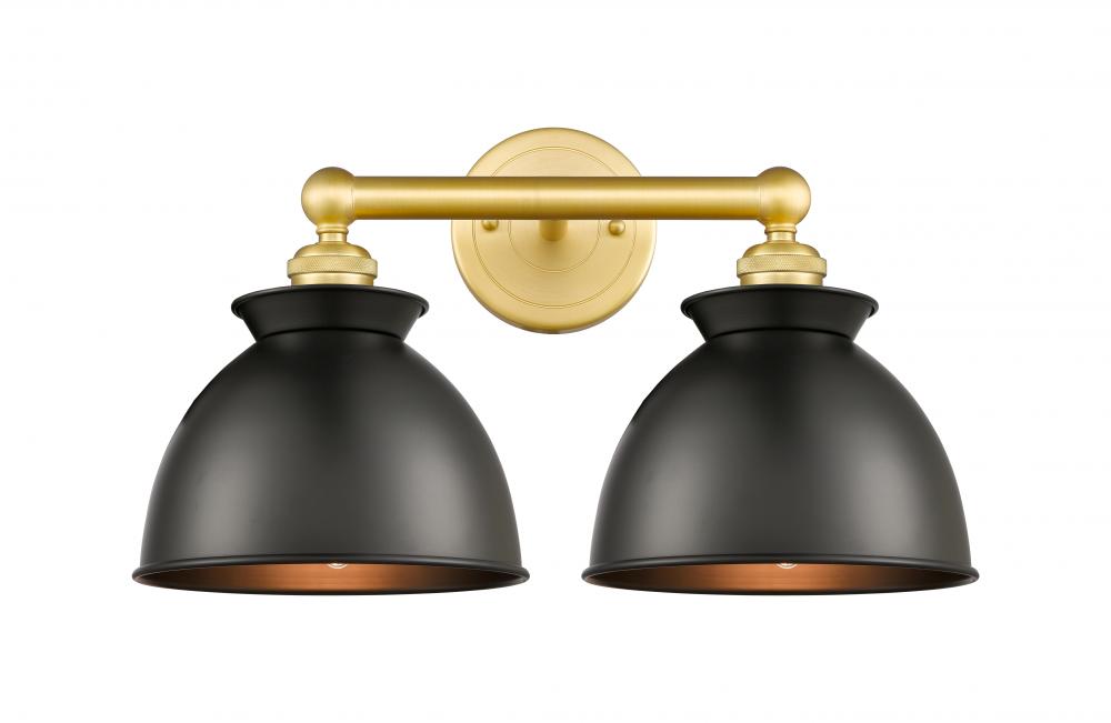 Adirondack - 2 Light - 17 inch - Satin Gold - Bath Vanity Light