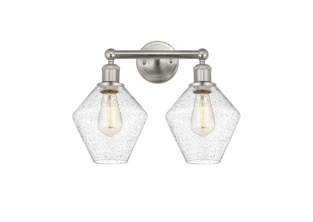 Cindyrella - 2 Light - 17 inch - Satin Nickel - Bath Vanity Light