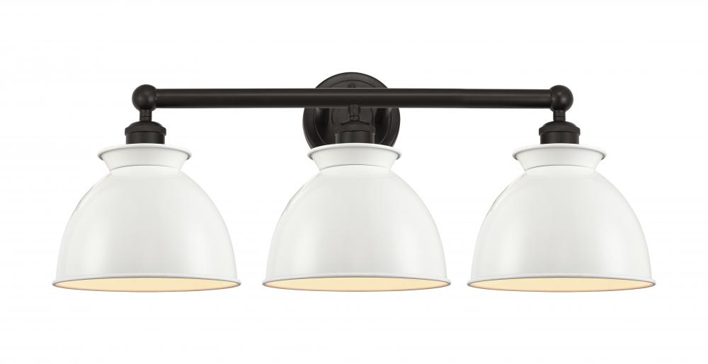 Adirondack - 3 Light - 26 inch - Oil Rubbed Bronze - Bath Vanity Light