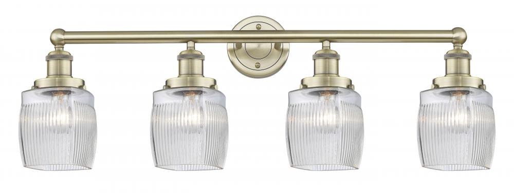 Colton - 4 Light - 33 inch - Brushed Satin Nickel - Bath Vanity Light