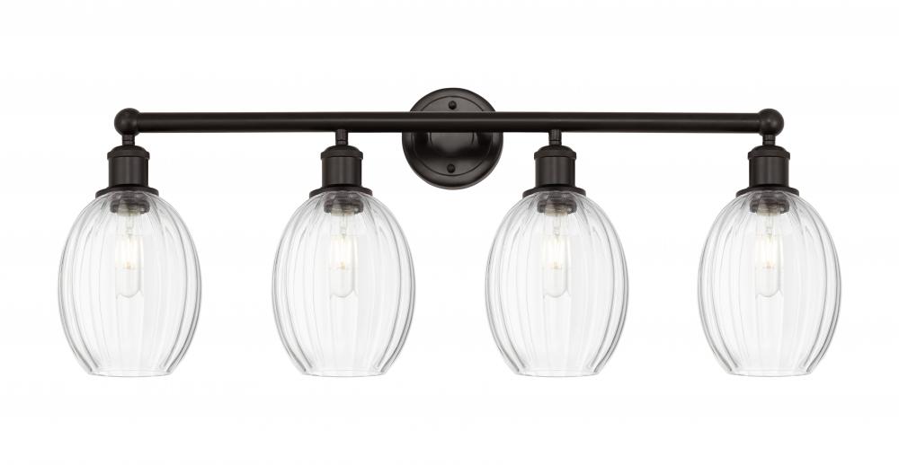 Preston Bulb - 4 Light - 33 inch - Oil Rubbed Bronze - Bath Vanity Light