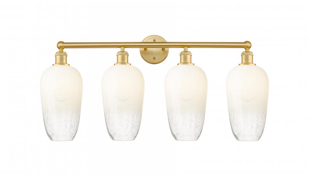 Brookhaven Flute - 4 Light - 34 inch - Satin Gold - Bath Vanity Light