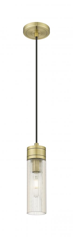 Boreas - 1 Light - 3 inch - Antique Brass - Cord Hung - Mini Pendant