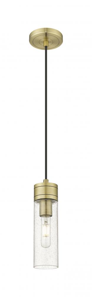 Boreas - 1 Light - 3 inch - Antique Brass - Cord Hung - Mini Pendant