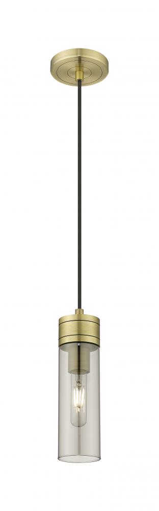 Boreas - 1 Light - 3 inch - Antique Brass - Cord Hung - Mini Pendant