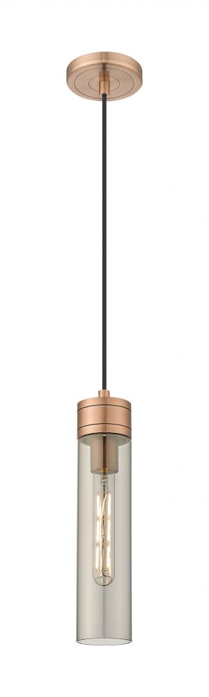 Boreas - 1 Light - 3 inch - Antique Copper - Cord Hung - Mini Pendant